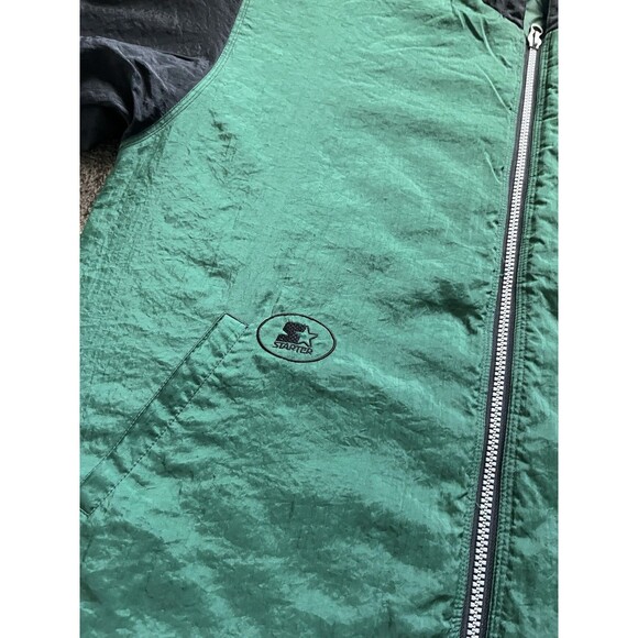 Vintage 1990s Starter Reversible Padded Puffer quilt Jacket Men's size L - Picture 4 of 10